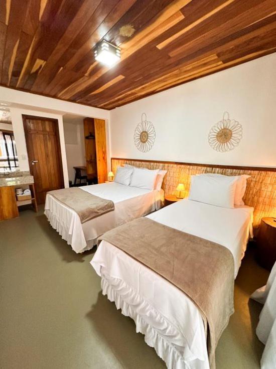 Parador 7 Bangalo, Praia Do Parracho, 1,0 Km Da Rua Mucuge Porto Seguro Exterior foto